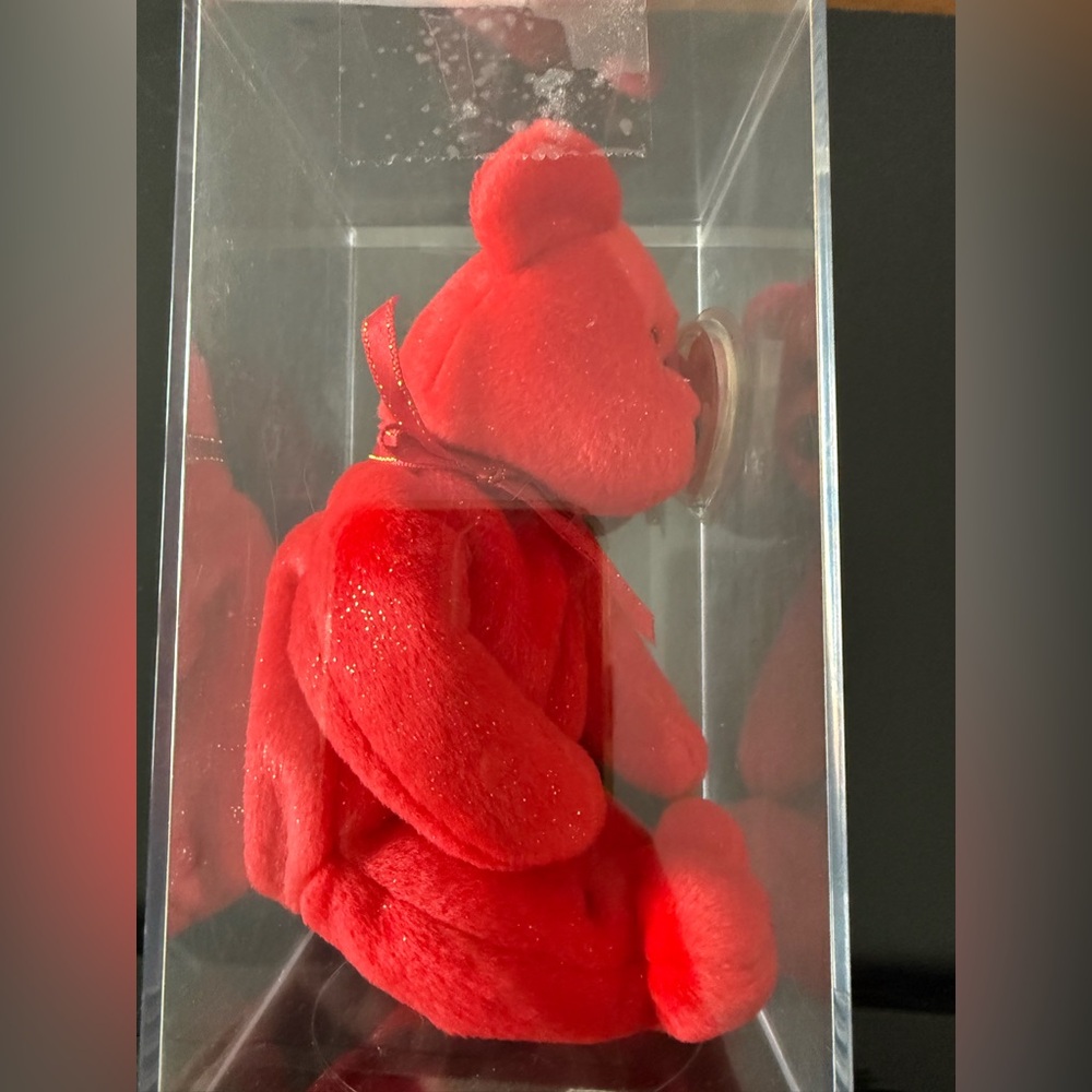 Ty Pierre bear NWT in display case beanie baby Canadian exclusive - Picture 5 of 11